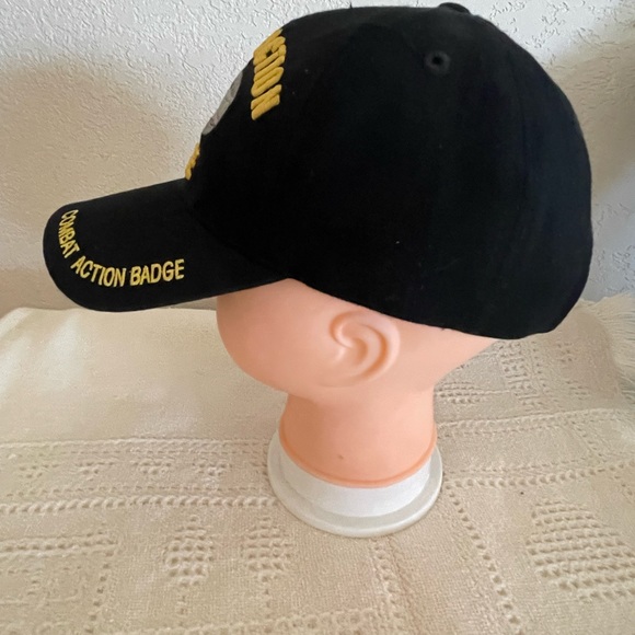 COMBAT ACTION BADGE CAP. Adjustable Back - Picture 3 of 9